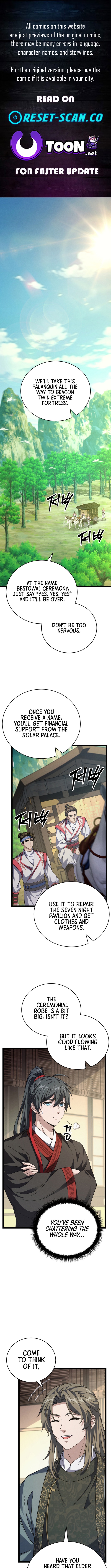 Reincarnation of the Martial God Chapter 08 Page 1
