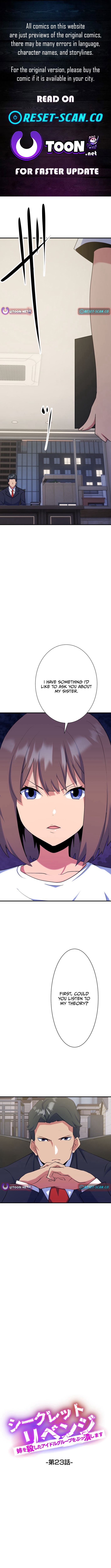 Secret Revenge: Taking Down the Idols Who Killed My Sister Chapter 23 Page 1