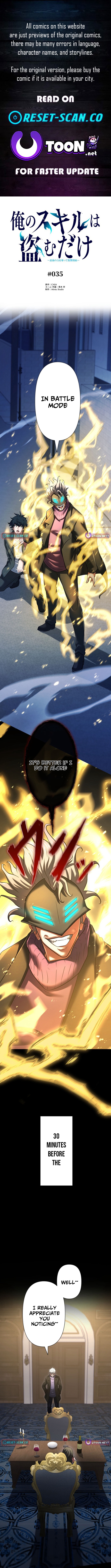 My Skill are the only Stealing – I’ll Take the Strongest Powers and Begin My Revenge Chapter 35 Page 1