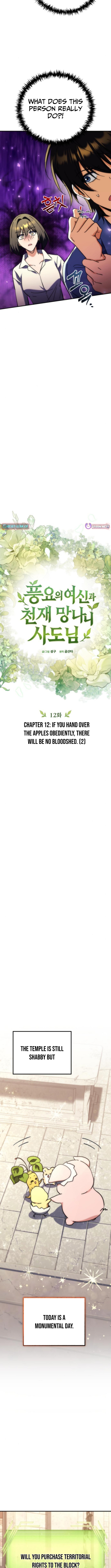 The Deity of Abundance and Her Genius Executioner Apostle Chapter 12 Page 10