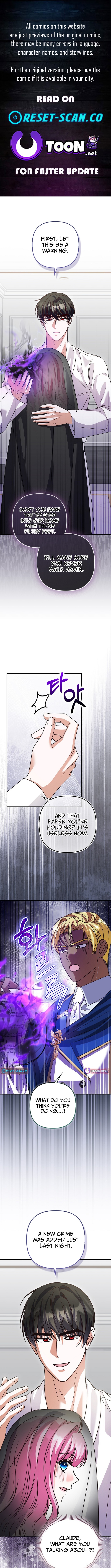 I Don’t Want to Be the Germaphobe Villain’s Guide Chapter 25 Page 1