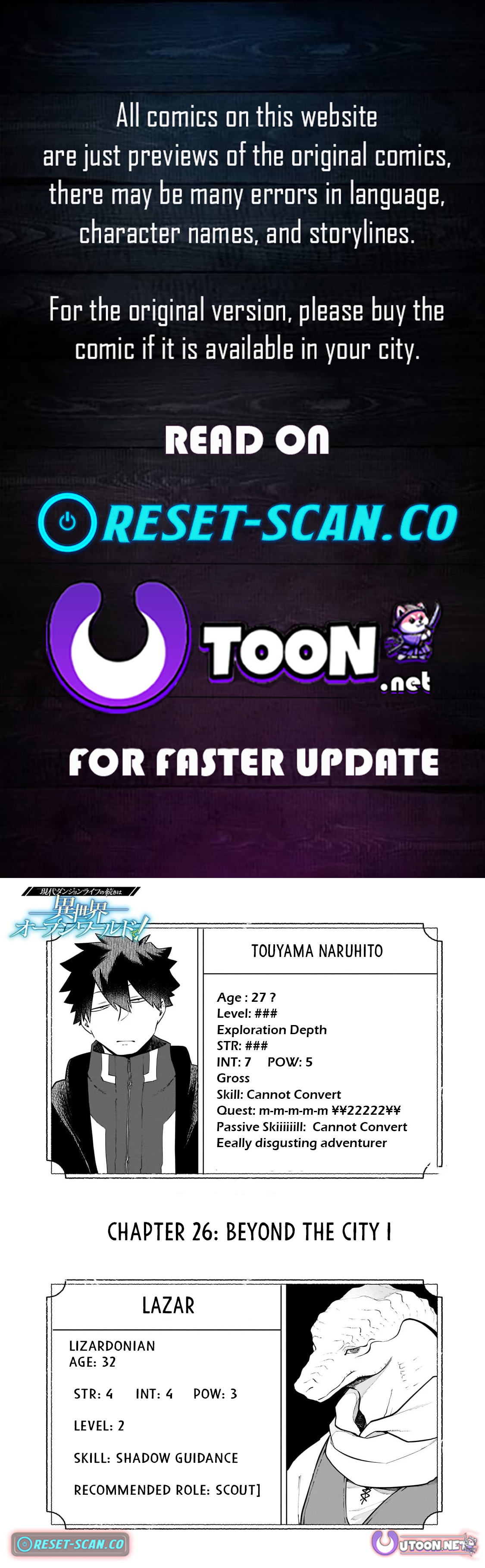 My Modern Dungeon Life Continues as an Open World in Another World Chapter 26 Page 1
