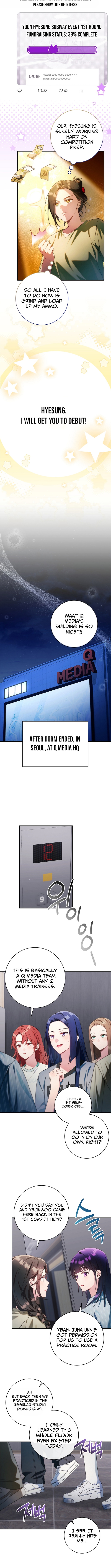 Tried to Debut My Idol... Ended Up Debuting Myself Chapter 60 Page 10
