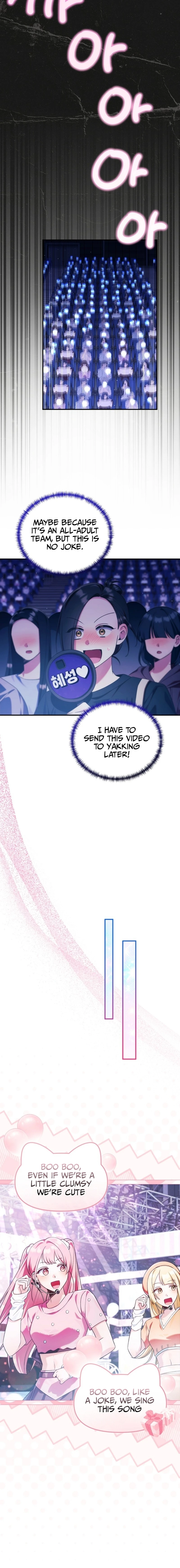 Tried to Debut My Idol... Ended Up Debuting Myself Chapter 63 Page 12